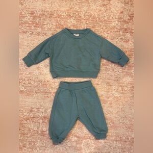 Zara Blue Sweatshirt and Joggers Set